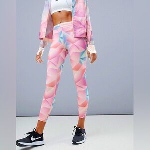 🔥 Nike Dri-Fit Running Rare Guava Ice Print
Leggings Size M NWOT 🔥